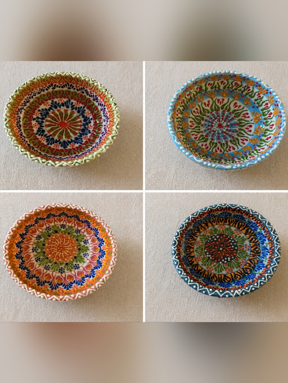 Price Firm /Handpainted Turkish Ceramic Bowls Set